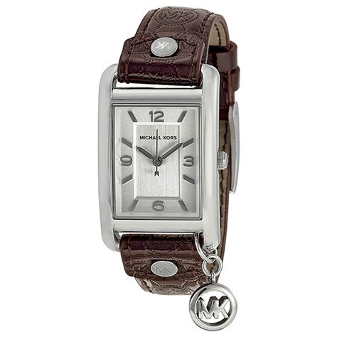 michael kors watch mk 2262|Michael Kors Taylor Silver Dial Brown Leather Ladies Watch .